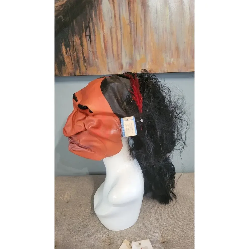 Vintage 1988 Cesar Latex Mask w/ Original Masquerade Tag – Style 50037
